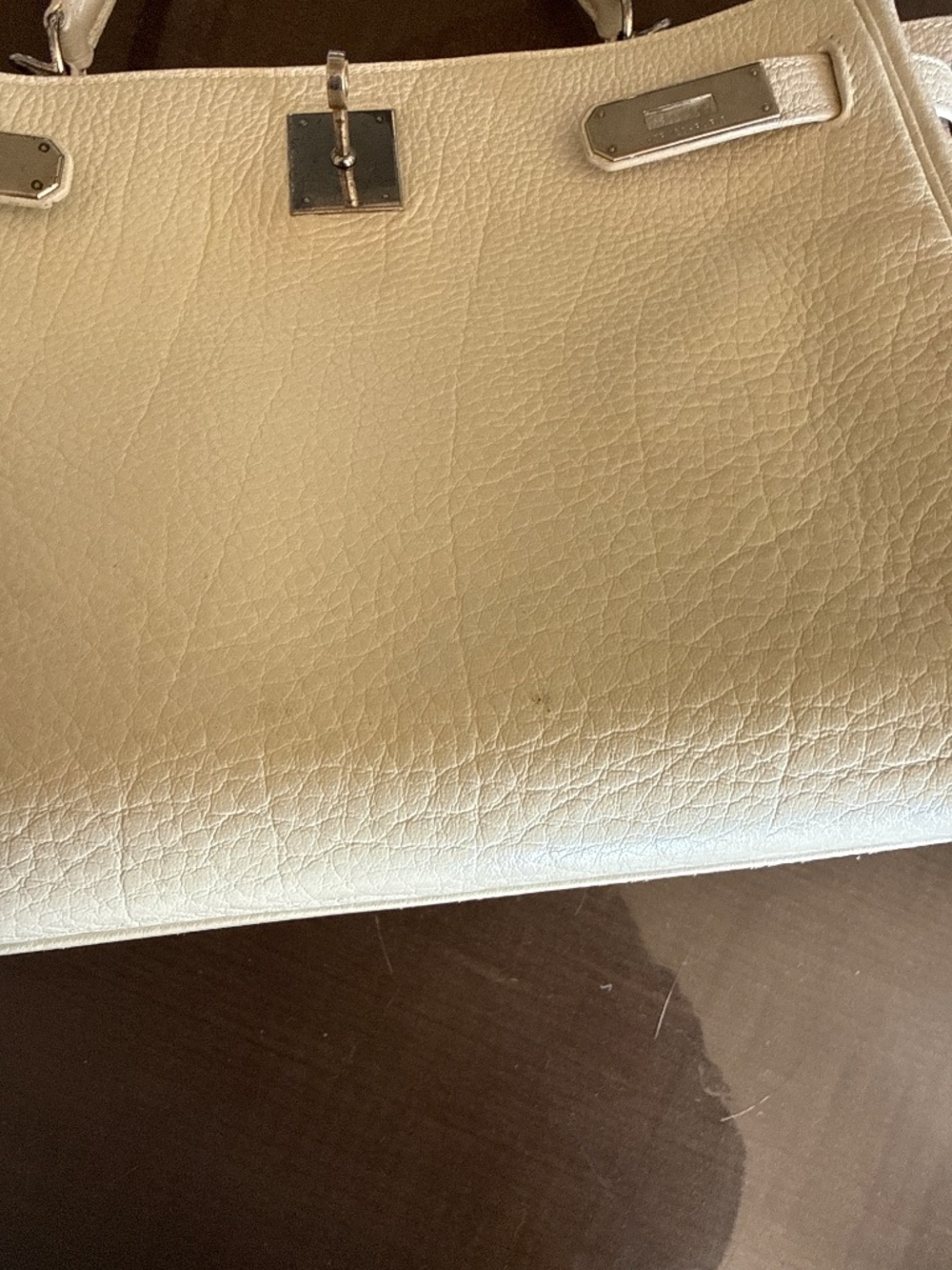 Hermes Kelly 32 parchemin togo leather with palladium hrdw, strap, key - Picture 7 of 15